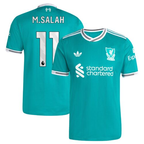 Liverpool adidas Third Authentic Shirt 2025-26 with M.Salah 11 printing