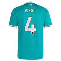 Liverpool adidas Third Authentic Shirt 2025-26 with Virgil 4 printing
