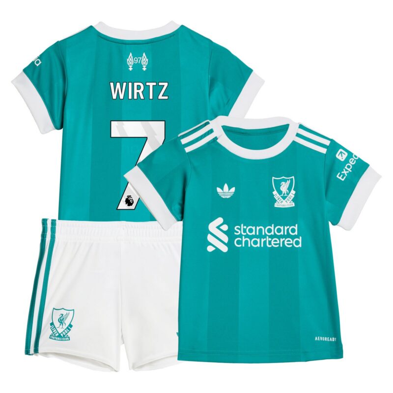 A2B image: liverpool-adidas-third-babykit-2025-26-with-wirtz-7-printing Liverpool adidas Third Babykit 2025-26 with Wirtz 7 printing