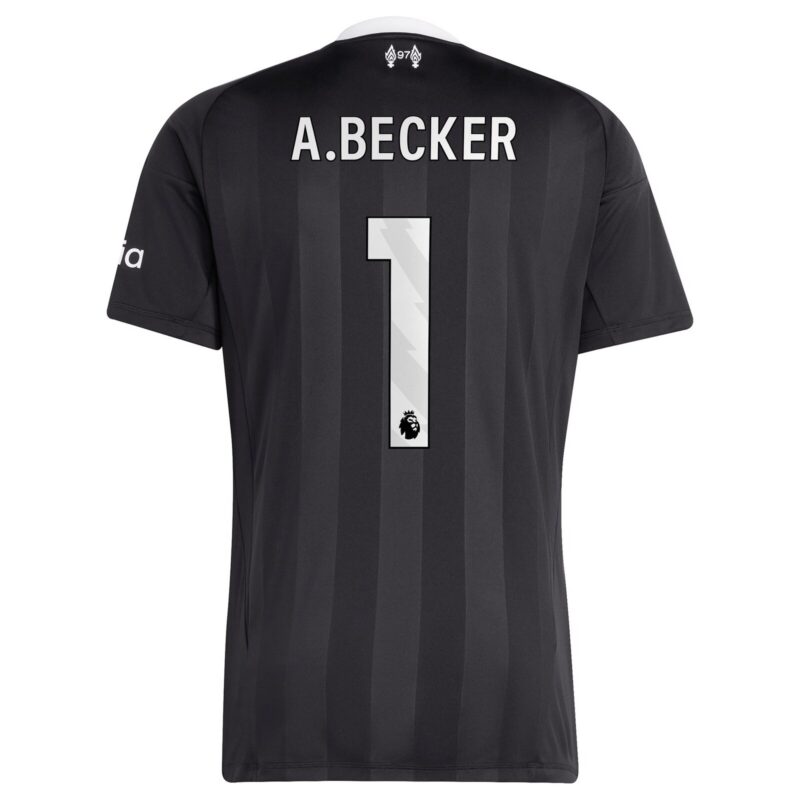 Liverpool adidas Third Goalkeeper Replica Shirt 2025-26 with A.Becker 1 printing