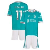 Liverpool adidas Third Minikit 2025-26 with M.Salah 11 printing