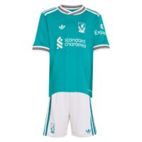 Liverpool adidas Third Minikit 2025-26 with Virgil 4 printing