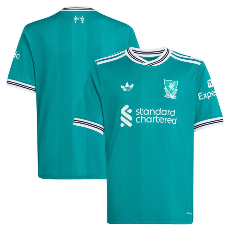 A2B image: liverpool-adidas-third-replica-shirt-2025-26-kids Liverpool adidas Third Replica Shirt 2025-26 - Kids