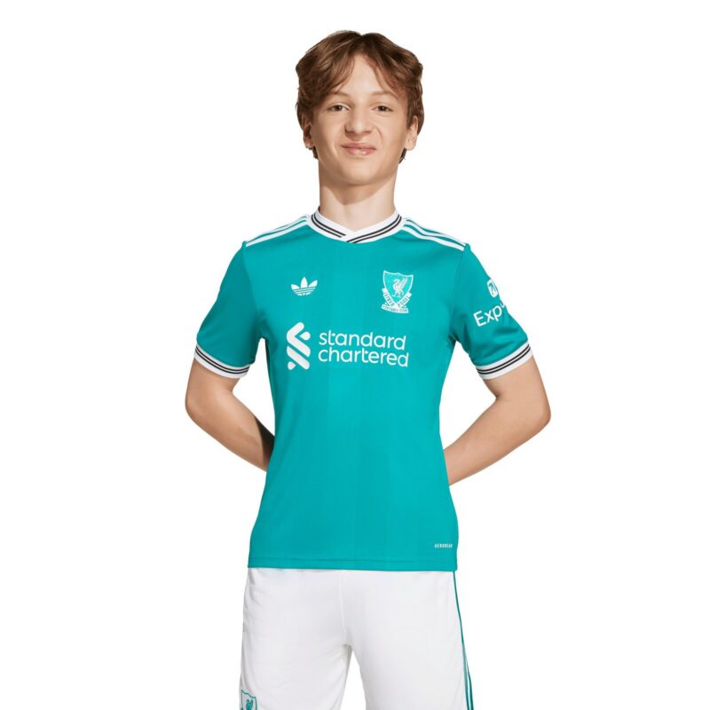 A2B image: liverpool-adidas-third-replica-shirt-2025-26-kids Liverpool adidas Third Replica Shirt 2025-26 - Kids