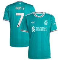 A2B image: liverpool-adidas-third-shirt-2025-26-with-wirtz-7-printing Liverpool adidas Third Shirt 2025-26 with Wirtz 7 printing