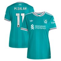 Liverpool adidas Third Shirt 2025-26 - Womens with M.Salah 11 printing