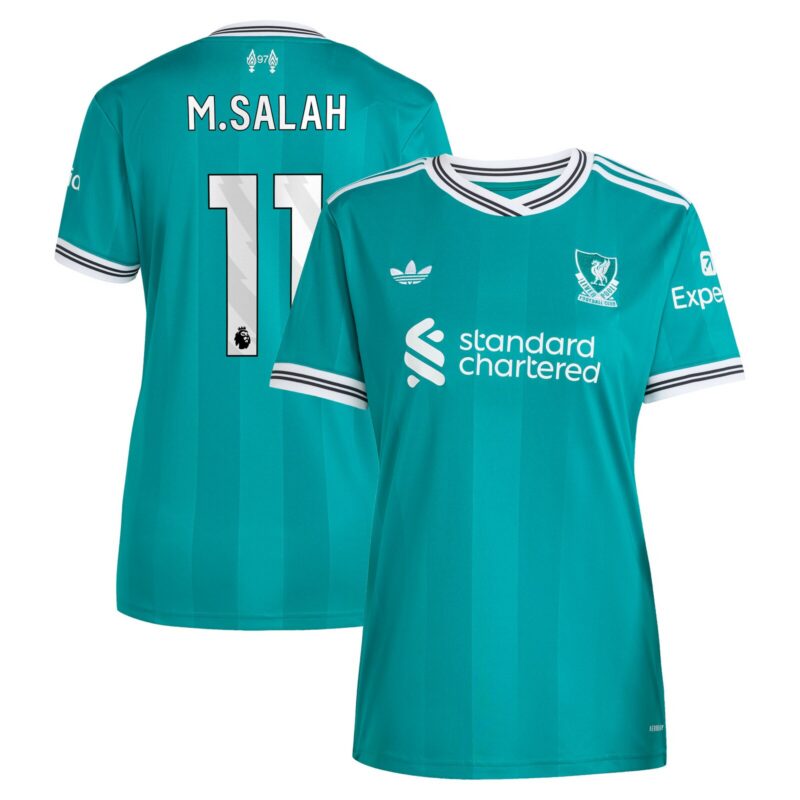 Liverpool adidas Third Shirt 2025-26 - Womens with M.Salah 11 printing