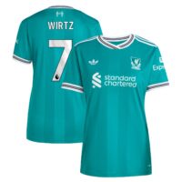 A2B image: liverpool-adidas-third-shirt-2025-26-womens-with-wirtz-7-printing Liverpool adidas Third Shirt 2025-26 - Womens with Wirtz 7 printing