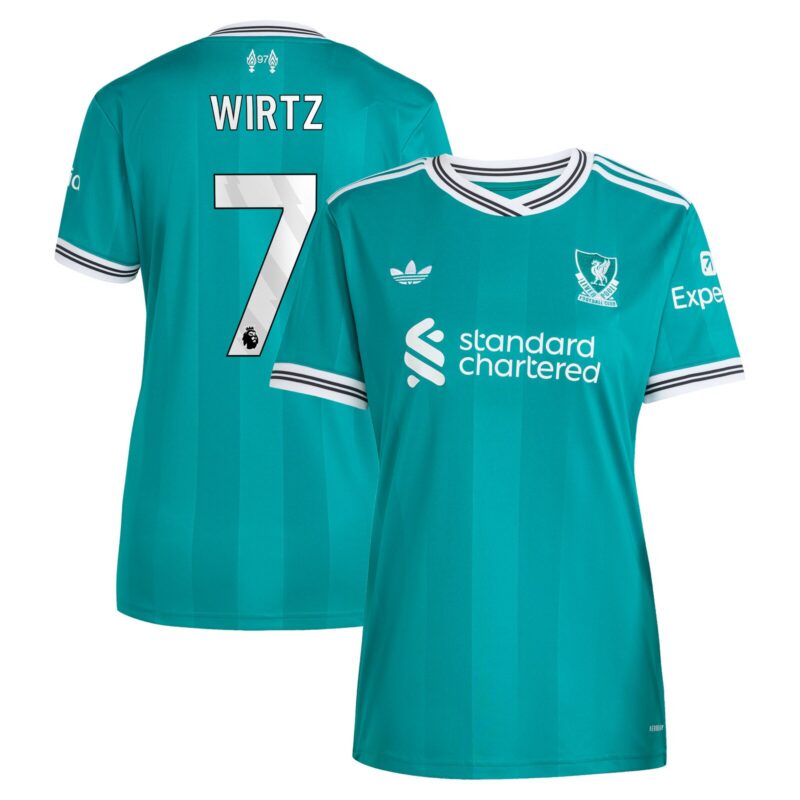 A2B image: liverpool-adidas-third-shirt-2025-26-womens-with-wirtz-7-printing Liverpool adidas Third Shirt 2025-26 - Womens with Wirtz 7 printing