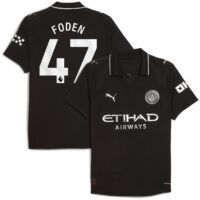 A2B image: manchester-city-puma-authentic-away-shirt-2025-26-with-foden-47-printing Manchester City PUMA Authentic Away Shirt 2025-26 with Foden 47 printing