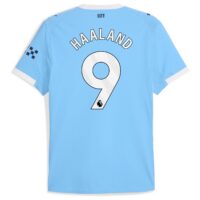 A2B image: manchester-city-puma-authentic-home-shirt-2025-26-with-haaland-9-printing Manchester City PUMA Authentic Home Shirt 2025-26 with Haaland 9 printing
