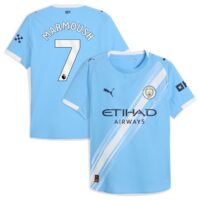 A2B image: manchester-city-puma-authentic-home-shirt-2025-26-with-marmoush-7-printing Manchester City PUMA Authentic Home Shirt 2025-26 with Marmoush 7 printing