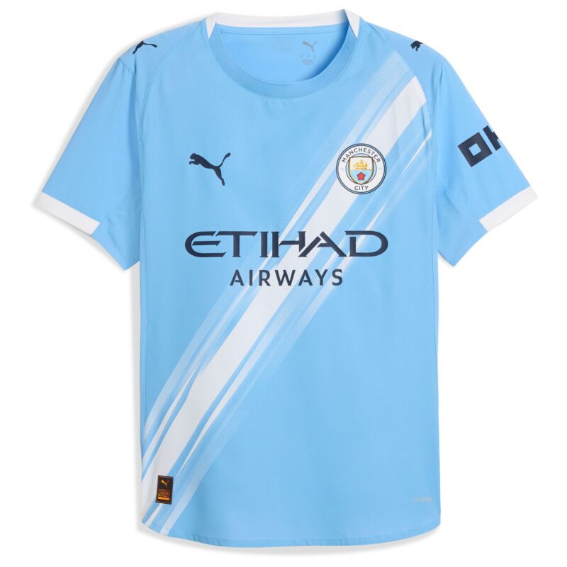 A2B image: manchester-city-puma-authentic-home-shirt-2025-26-with-rodrigo-16-printing Manchester City PUMA Authentic Home Shirt 2025-26 with Rodrigo 16 printing