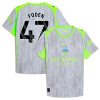 Manchester City PUMA Authentic Third Shirt 2025-26 with Foden 47 printing