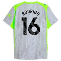 Manchester City PUMA Authentic Third Shirt 2025-26 with Rodrigo 16 printing