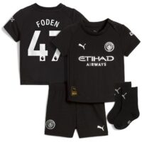 Manchester City PUMA Away Babykit 2025-26 with Foden 47 printing