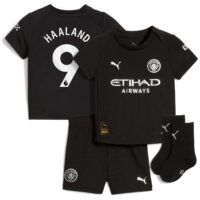 A2B image: manchester-city-puma-away-babykit-2025-26-with-haaland-9-printing Manchester City PUMA Away Babykit 2025-26 with Haaland 9 printing