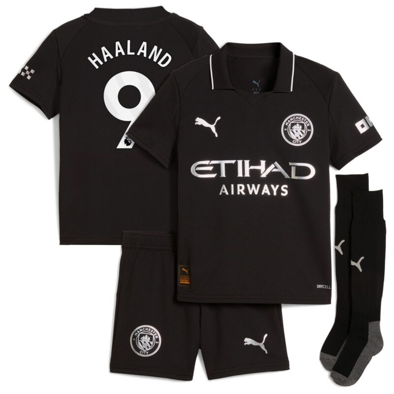A2B image: manchester-city-puma-away-minikit-2025-26-with-haaland-9-printing Manchester City PUMA Away Minikit 2025-26 with Haaland 9 printing