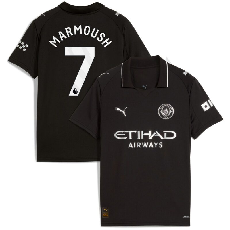 A2B image: manchester-city-puma-away-shirt-2025-26-kids-with-marmoush-7-printing Manchester City PUMA Away Shirt 2025-26 - Kids with Marmoush 7 printing