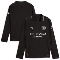 Manchester City PUMA Away Shirt 2025-26 - Long Sleeve - Kids