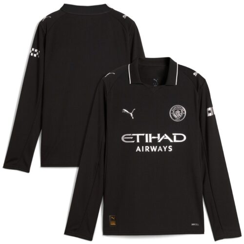 A2B image: manchester-city-puma-away-shirt-2025-26-long-sleeve-kids Manchester City PUMA Away Shirt 2025-26 - Long Sleeve - Kids