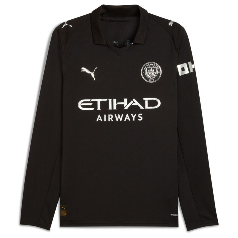 Manchester City PUMA Away Shirt 2025-26 - Long Sleeve with Foden 47 printing
