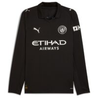 Manchester City PUMA Away Shirt 2025-26 - Long Sleeve with Rodrigo 16 printing