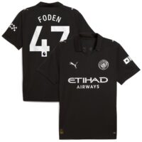 A2B image: manchester-city-puma-away-shirt-2025-26-with-foden-47-printing Manchester City PUMA Away Shirt 2025-26 with Foden 47 printing