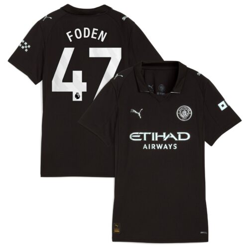 A2B image: manchester-city-puma-away-shirt-2025-26-womens-with-foden-47-printing Manchester City PUMA Away Shirt 2025-26 - Womens with Foden 47 printing