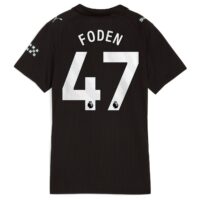 Manchester City PUMA Away Shirt 2025-26 - Womens with Foden 47 printing