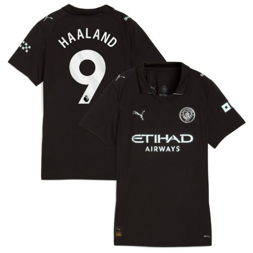 A2B image: manchester-city-puma-away-shirt-2025-26-womens-with-haaland-9-printing Manchester City PUMA Away Shirt 2025-26 - Womens with Haaland 9 printing