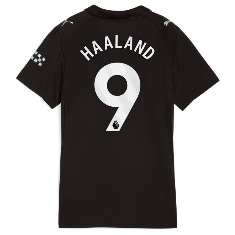A2B image: manchester-city-puma-away-shirt-2025-26-womens-with-haaland-9-printing Manchester City PUMA Away Shirt 2025-26 - Womens with Haaland 9 printing