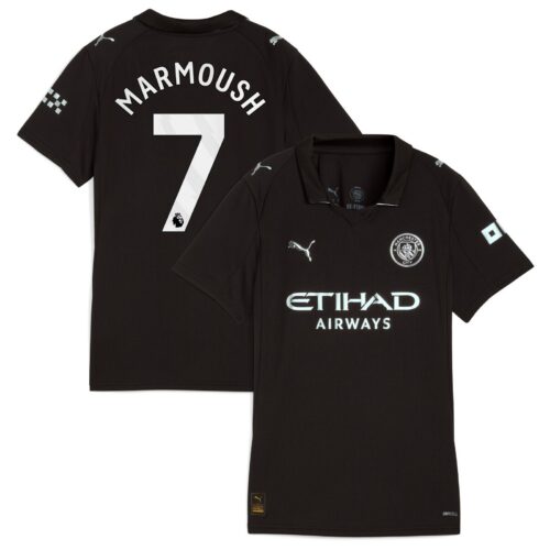Manchester City PUMA Away Shirt 2025-26 - Womens with Marmoush 7 printing