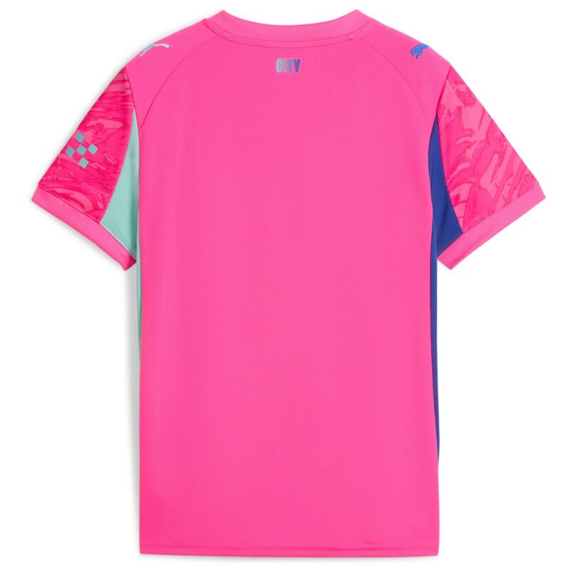 Manchester City PUMA Goalkeeper Shirt 2025-26 - Pink - Kids