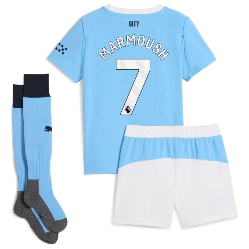 A2B image: manchester-city-puma-home-minikit-2025-26-with-marmoush-7-printing Manchester City PUMA Home Minikit 2025-26 with Marmoush 7 printing