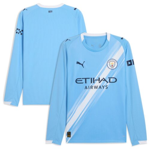 A2B image: manchester-city-puma-home-shirt-2025-26-long-sleeve Manchester City PUMA Home Shirt 2025-26 - Long Sleeve