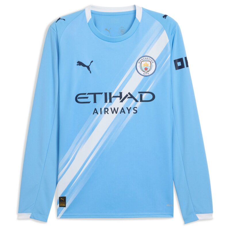 A2B image: manchester-city-puma-home-shirt-2025-26-long-sleeve Manchester City PUMA Home Shirt 2025-26 - Long Sleeve