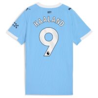 A2B image: manchester-city-puma-home-shirt-2025-26-womens-with-haaland-9-printing Manchester City PUMA Home Shirt 2025-26 - Womens with Haaland 9 printing