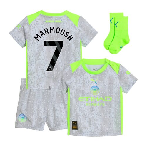 Manchester City PUMA Third Babykit 2025-26 with Marmoush 7 printing
