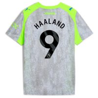 A2B image: manchester-city-puma-third-shirt-2025-26-kids-with-haaland-9-printing Manchester City PUMA Third Shirt 2025-26 - Kids with Haaland 9 printing