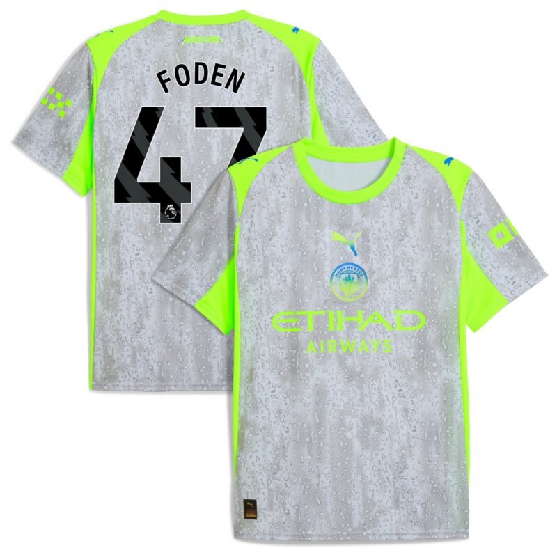A2B image: manchester-city-puma-third-shirt-2025-26-with-foden-47-printing Manchester City PUMA Third Shirt 2025-26 with Foden 47 printing
