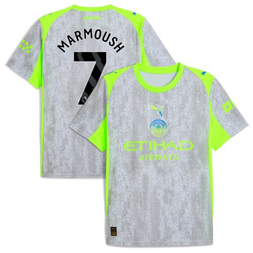 Manchester City PUMA Third Shirt 2025-26 with Marmoush 7 printing