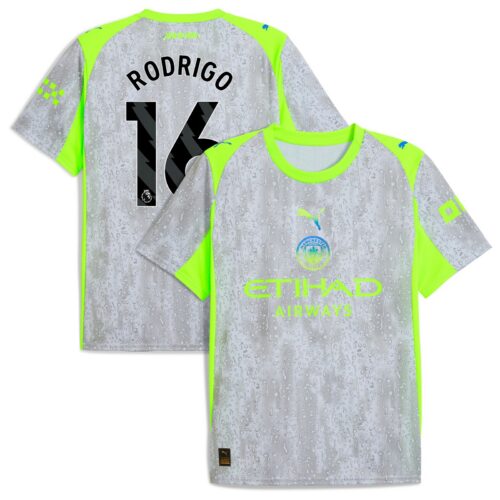 A2B image: manchester-city-puma-third-shirt-2025-26-with-rodrigo-16-printing Manchester City PUMA Third Shirt 2025-26 with Rodrigo 16 printing