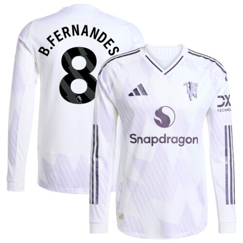 A2B image: manchester-united-adidas-away-authentic-shirt-2025-26-long-sleeve-with-b-fernandes-8-printing Manchester United adidas Away Authentic Shirt 2025-26 - Long Sleeve with B. Fernandes 8 printing