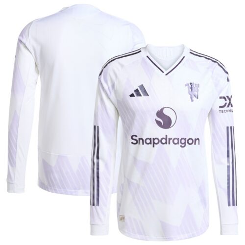 A2B image: manchester-united-adidas-away-authentic-replica-shirt-2025-26-long-sleeve Manchester United adidas Away Authentic Replica Shirt 2025-26 - Long Sleeve