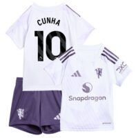 A2B image: manchester-united-adidas-away-babykit-2025-26-with-cunha-10-printing Manchester United adidas Away Babykit 2025-26 with Cunha 10 printing