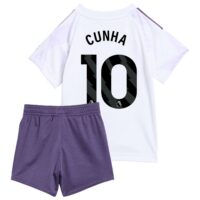 A2B image: manchester-united-adidas-away-babykit-2025-26-with-cunha-10-printing Manchester United adidas Away Babykit 2025-26 with Cunha 10 printing