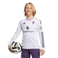 A2B image: manchester-united-adidas-away-shirt-2025-26-kids-long-sleeve Manchester United adidas Away Shirt 2025-26 - Kids - Long Sleeve