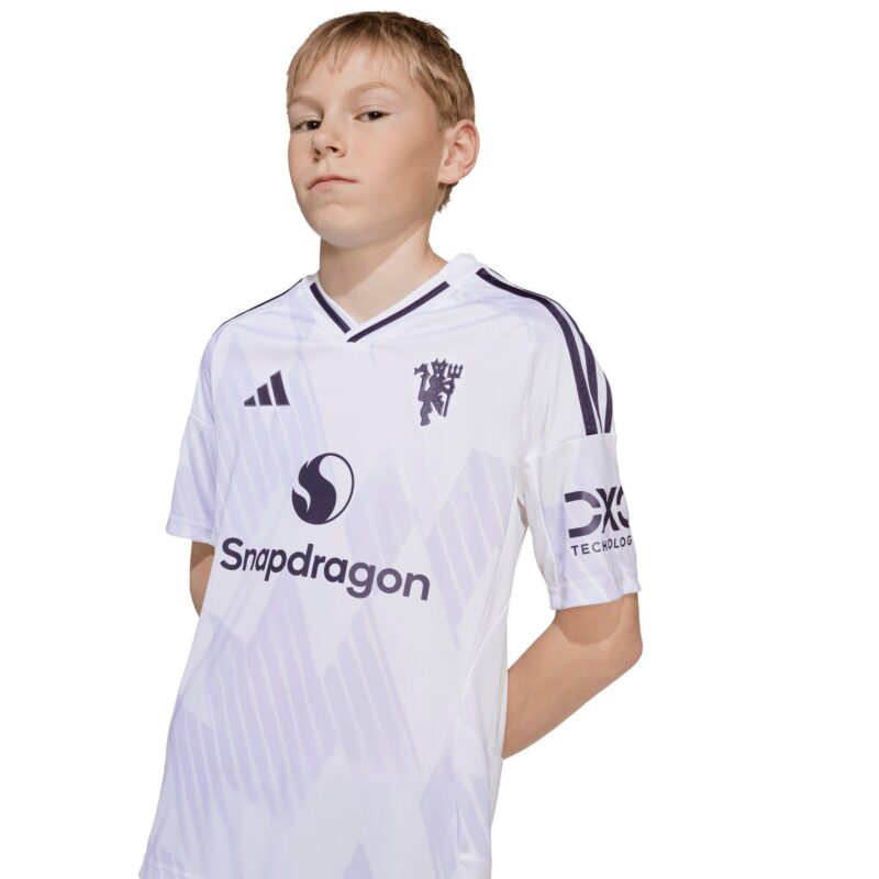 A2B image: manchester-united-adidas-away-replica-shirt-2025-26-kids Manchester United adidas Away Replica Shirt 2025-26 - Kids