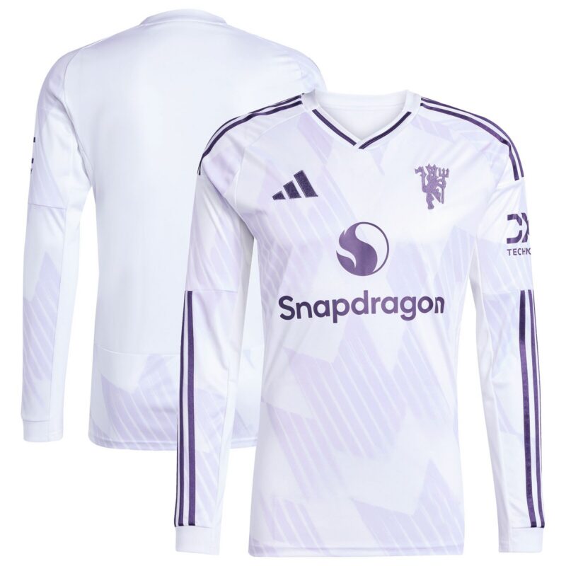 Manchester United adidas Away Replica Shirt 2025-26 - Long Sleeve